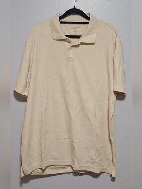 Lrg Van Heusen Men's Light Cream Polo Shirt